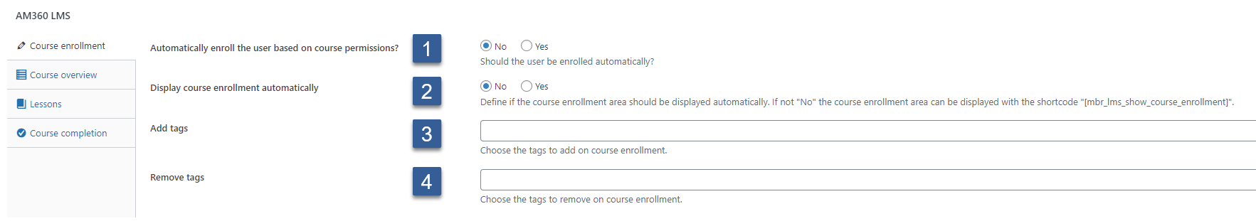 How to create a course - Course enrollment