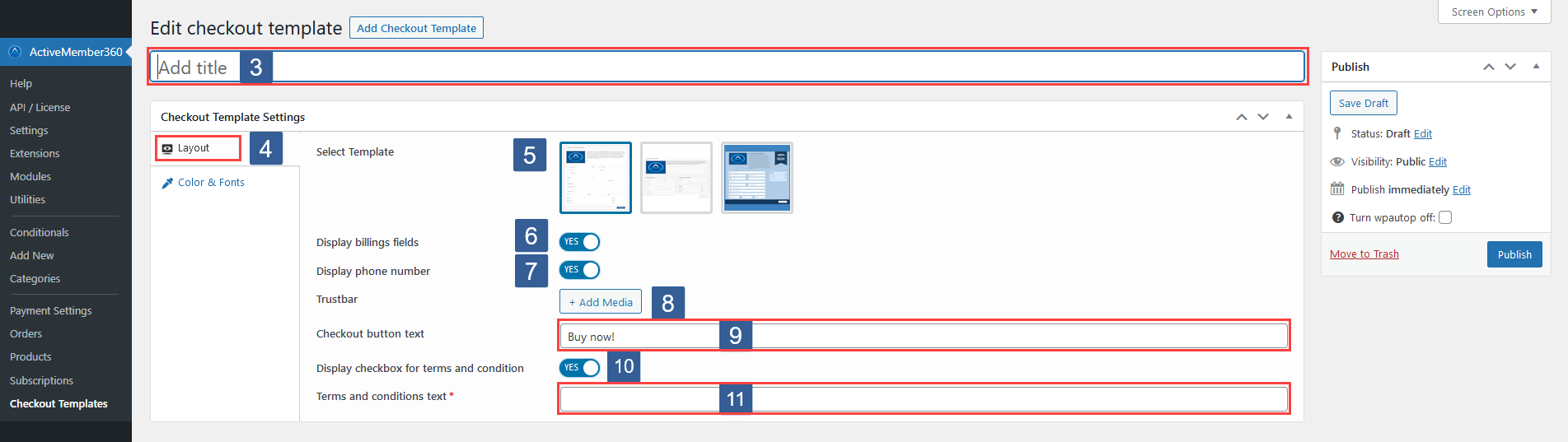 Steps to define Payment Module checkout template layout