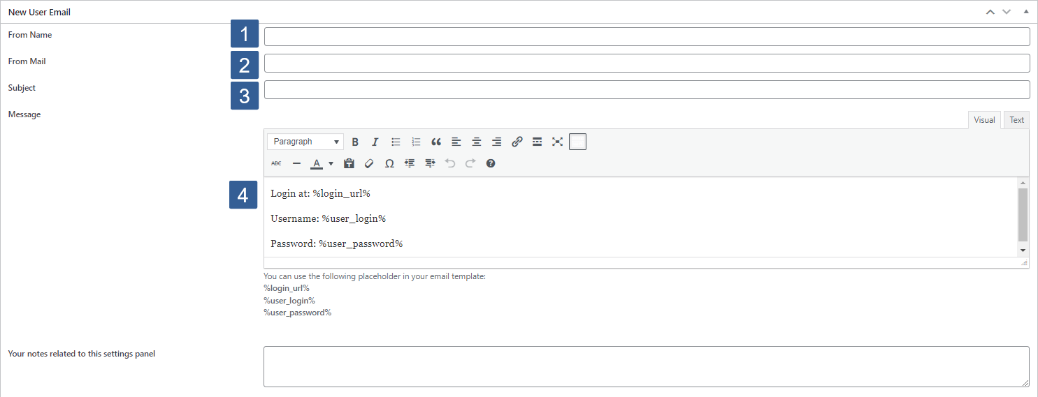 Configure the ActiveMember360 Templates for New User Email